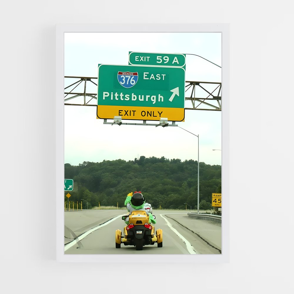 Poster Route des Pirates – affiche Baseball (vue 3)